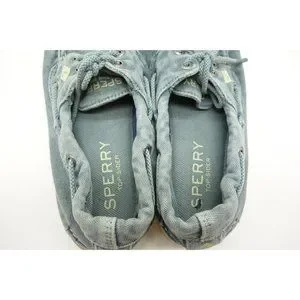 Sperry Top Sider Distressed Teal Lace Up Slip On Deck Loafers Shoes Men\'s 8.5 M Sperry | Shoes | Sperry Top Sider Distressed Teal Lace Up  main image 4